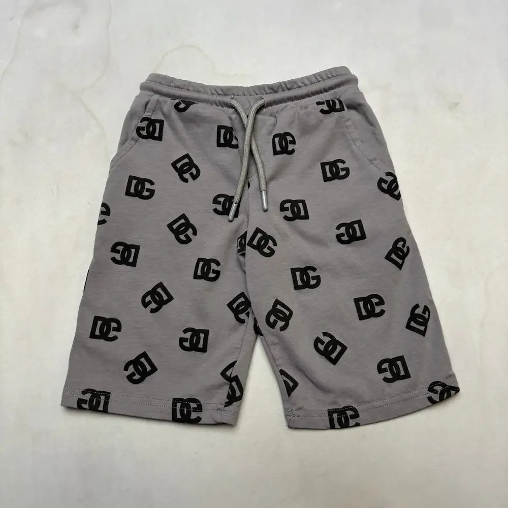 Dolce & Gabbana Monogram Logo Shirt and Shorts Lounge Set Boys 5Y